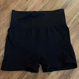 High-Waisted Black Women's Shorts